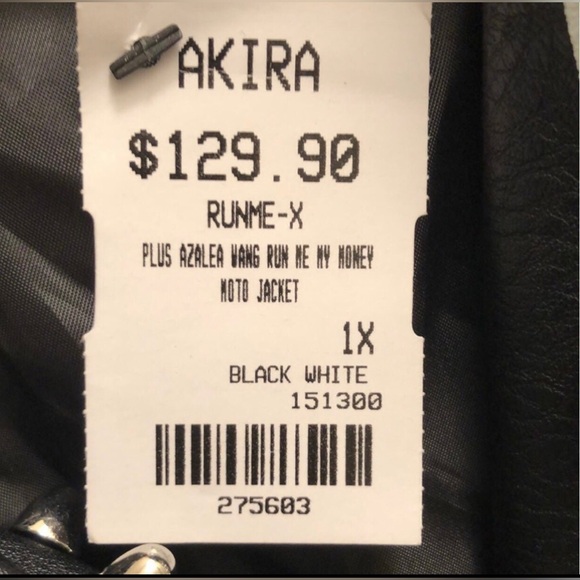 AZALEA WANG RUN ME MY MONEY STUDDED MOTO JACKET - Picture 12 of 12